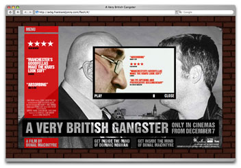 Website for A Very British Gangster